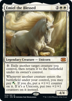 MTG Emiel the Blessed - Foil, Light Play, English Double Masters 2022 - Image 1