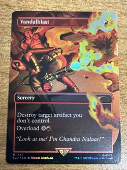 Vandalblast (1757) (Rainbow Foil) Secret Lair Drop Foil NM-M Unplayed MTG Hoxs - Image 1
