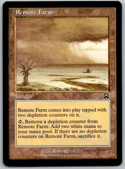 Remote Farm 323 Common Mercadian Masques Magic: The Gathering Lightly Played - Image 1