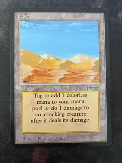 *** ARABIAN NIGHTS Desert (Campfire Variant) *** NM-Mint Beauty! - MtG Magic - Image 1