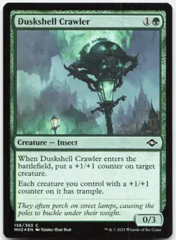 Duskshell Crawler 156 Common Modern Horizons 2 Magic: The Gathering Foil NM - Image 1