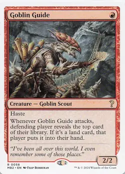 Goblin Guide (White Border) R Mystery Booster 2 58 NM - Image 1