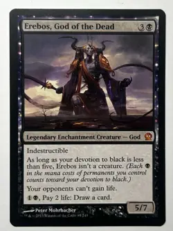 MTG Erebos, God of the Dead - Theros (2013) - NM - Image 1