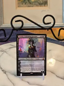 MTG Vraska, Scheming Gorgon Rivals of Ixalan Foil LP - Image 1