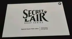 Secret Lair - Special Guest: Matt Jukes - Foil - Unopened - Image 1