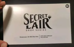 MTG Secret Lair Showcase: All Will Be One Step-and-Compleat Foil - Unopened - Image 1