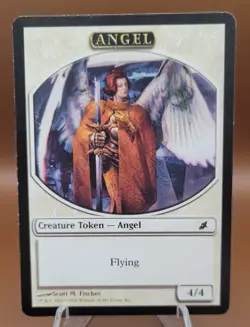 Angel Token x1 MTG Scourge Player Rewards Magic Light Play LP English - Image 1
