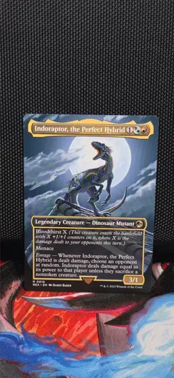 Magic The Gathering UB Jurrasic World Collections Indoraptor, The perfect Hybrid - Image 1