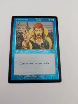 Counterspell NM FRENCH Foil Release Promo Dominaria Remastered 457 Mark Poole - Image 1