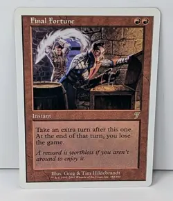 Final Fortune - Magic The Gathering MTG - Seventh 7th Edition! - Image 2
