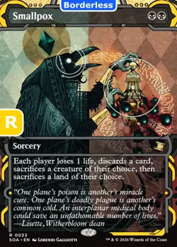 MTG Smallpox Strixhaven Rare Sorcery NM - Image 1