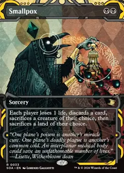 MTG Smallpox Strixhaven Rare Sorcery NM - Image 2