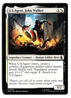 U.S.Agent, John Walker 236 Uncommon Marvel Super Heroes Magic: The Gathering - Image 1