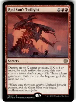 Red Sun's Twilight Phyrexia: All Will Be One Regular MTG - Image 1
