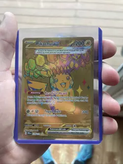 Pokemon TCG S&V Pikachu EX Hyper Rare Holo Card 179/131 Prismatic Evolutions - Image 1