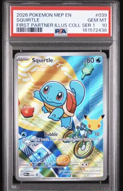 2026 POKEMON FIRST PARTNER ILLUSTRATION COLLECTION SERIES PSA 10 SEQUENTIAL SET - Image 5