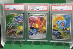 2026 POKEMON FIRST PARTNER ILLUSTRATION COLLECTION KANTO PSA 10 SEQUENTIAL SET - Image 1