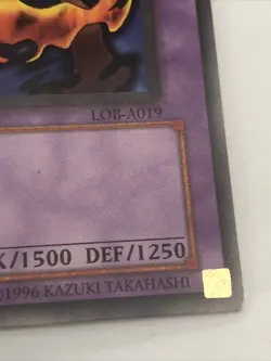 DARKFIRE DRAGON LOB-A019 Rare 1st Edition Australia YuGiOh LP + 1x Unlimited LOB - Image 3