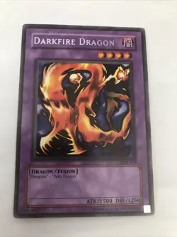 DARKFIRE DRAGON LOB-A019 Rare 1st Edition Australia YuGiOh LP + 1x Unlimited LOB - Image 5