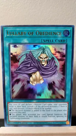 Lullaby of Obedience 1st Edition [NM] - Yu-Gi-Oh! RA04 [Ultra Rare] - Image 1