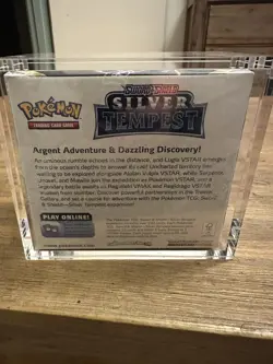 🔥 Pokemon TCG Sword and Shield Silver Tempest Booster Box - W Acrylic Case 🔥 - Image 2