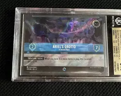 DISNEY LORCANA EN 4-ENCHANTED 219/204 ARIEL'S GROTTO A SECRET PLACE GRADED 9.5 - Image 3