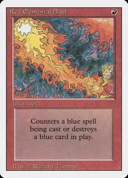 MTG - Red Elemental Blast - Revised Edition - X1 - (MP) - - Image 1
