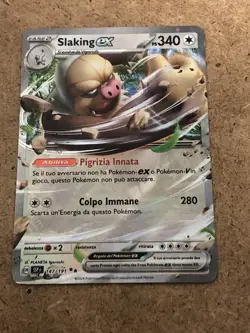 Pokemon Card Slaking Ex 147/191 Scintille Folgorati Italiano Near Mint - Image 1