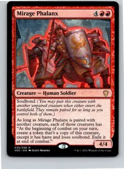 Magic the Gathering Mirage Phalanx Commander: Innistrad: Crimson Vow MTG - Image 1