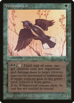 1x Whippoorwill - LP - The Dark - SPARROW MAGIC - mtg - - Image 1
