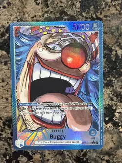 OP09-042 Buggy Leader Alt Art Emperors in the New World One Piece TCG English - Image 3
