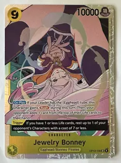 Jewelry Bonney OP13-108 SR Carrying on His Will - ONE PIECE ENGLISH - Image 1