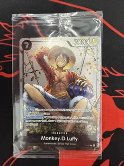 Monkey.D.Luffy (Tin Pack Set Vol. 2) P-075 One Piece Promotion Cards Foil Sealed - Image 1