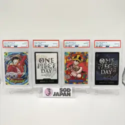 Sequential Set PSA 10 2024 2025 One Piece Day Monkey D Luffy & Don Card - Image 1