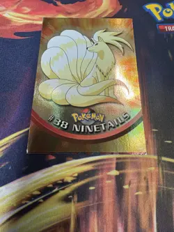 Ninetales Holo Topps Blue Label (First edition) Miscut Pokemon Card - Image 1