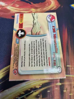 Ninetales Holo Topps Blue Label (First edition) Miscut Pokemon Card - Image 2
