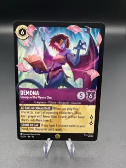 Disney Lorcana Demona Scourge Wyvern Clan 55/204 Legendary - Image 1