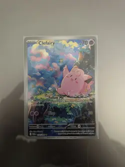 Pokemon TCG Clefairy 094/088 Surging Sparks Illustration Rare Holo ‼CHEAPEST‼ - Image 1