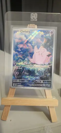 Pokemon TCG Clefairy 094/088 Prismatic Evolutions IR Full Art Holo - Image 1