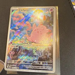 The Pokemon Company Pokemon TCG Prismatic Evolutions Clefairy 094/088 IR Holo - Image 3