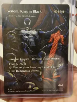 MTG Venom, King in Black - Skithiryx, the Blight Dragon (Borderless) Marvel... - Image 1