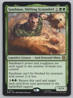 MTG - Sandman, Shifting Scoundrel - Marvel's Spider-Man (SPM) -d887 - Image 1