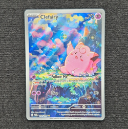 Pokemon TCG Prismatic Evolutions Clefairy 094/088 Holo Illustration Rare - Image 1
