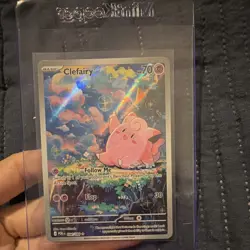 Pokemon TCG Clefairy 094/088 Pokemon GO English 2022 70 HP Holo Rare - Image 1