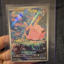 Pokemon TCG Clefairy 094/088 Pokemon GO English 2022 70 HP Holo Rare - Image 2