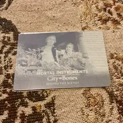 Leaf Mortal Instruments City of Bones BTS-1 Behind the Scenes Cyan Plate 1/1 - Image 1