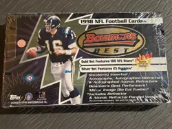 1998 Bowman's Best Factory Sealed Football Box Manning Moss RC’s 24 packs - Image 1