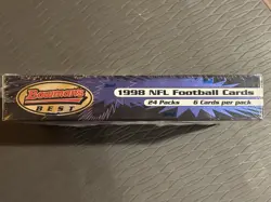 1998 Bowman's Best Factory Sealed Football Box Manning Moss RC’s 24 packs - Image 3