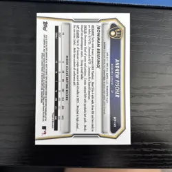 Andrew Fisher 2026 Bowman Prospect BCP-149 Mojo Refractor BREWERS - Image 2