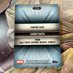 Sabretooth 2026 Topps Chrome Marvel Fanfare - Image 2